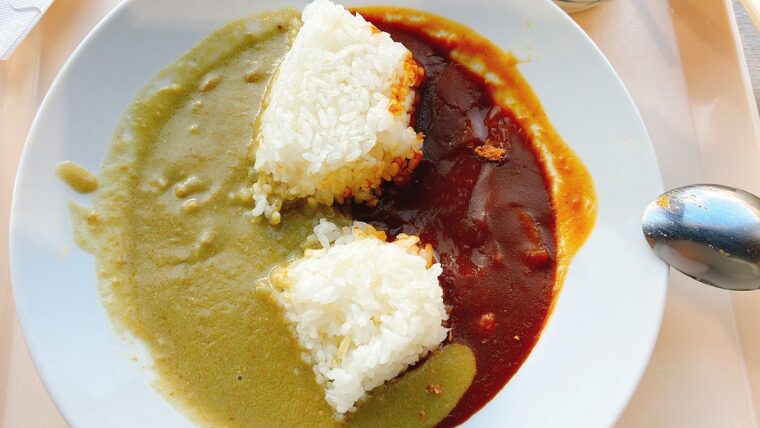 決壊したダムカレー