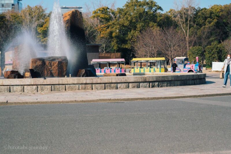 大阪城公園の噴水