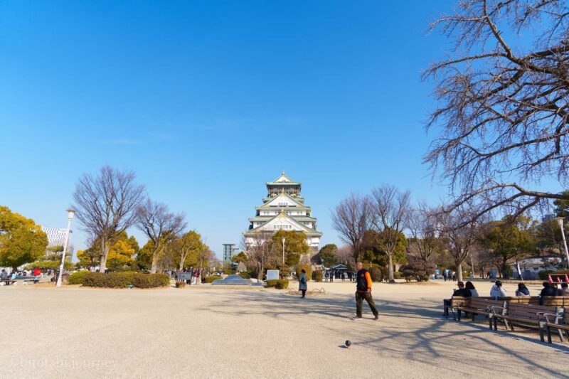 大阪城の境内の写真